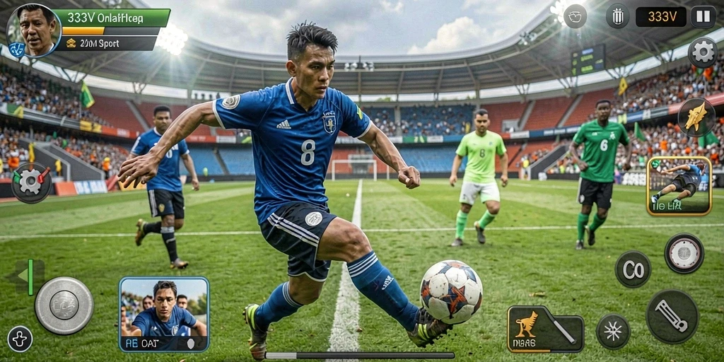 Gameplay seru dan kompetitif dari 333V di dunia olahraga.