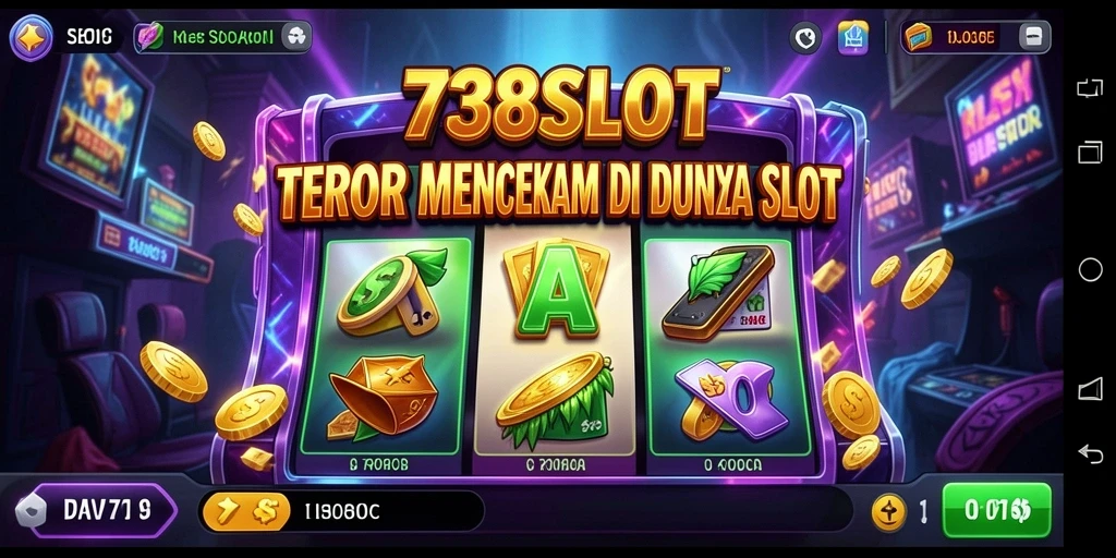 Tampilan gameplay 738SLOT dengan elemen horor yang menantang.