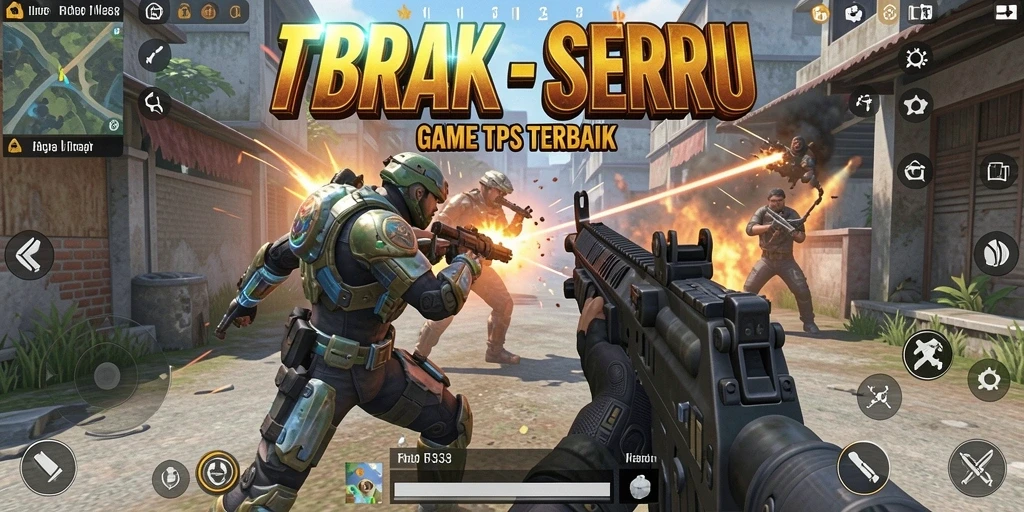 Tangkapan layar gameplay FB333 menunjukkan aksi pertempuran yang menegangkan.