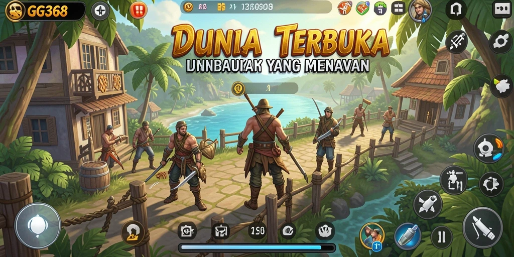 Gameplay menarik di dunia terbuka GG368 yang memukau.