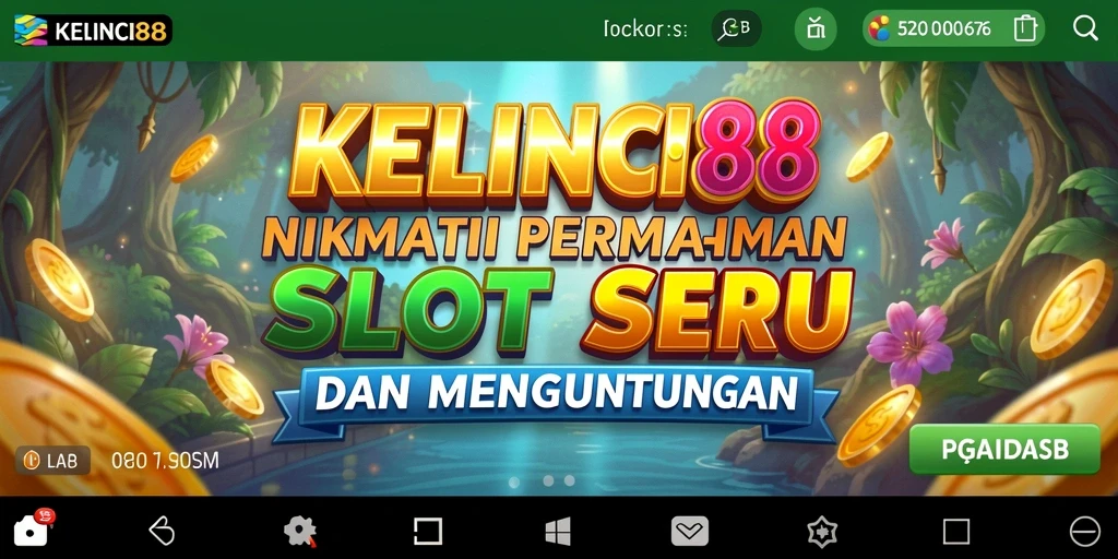 Screenshot gameplay KELINCI88 menampilkan gulungan yang berputar dengan tema menarik.