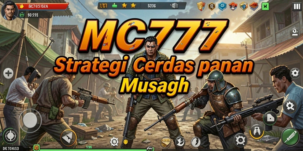Screenshot utama MC777 menunjukkan gameplay seru dengan strategi yang dalam.