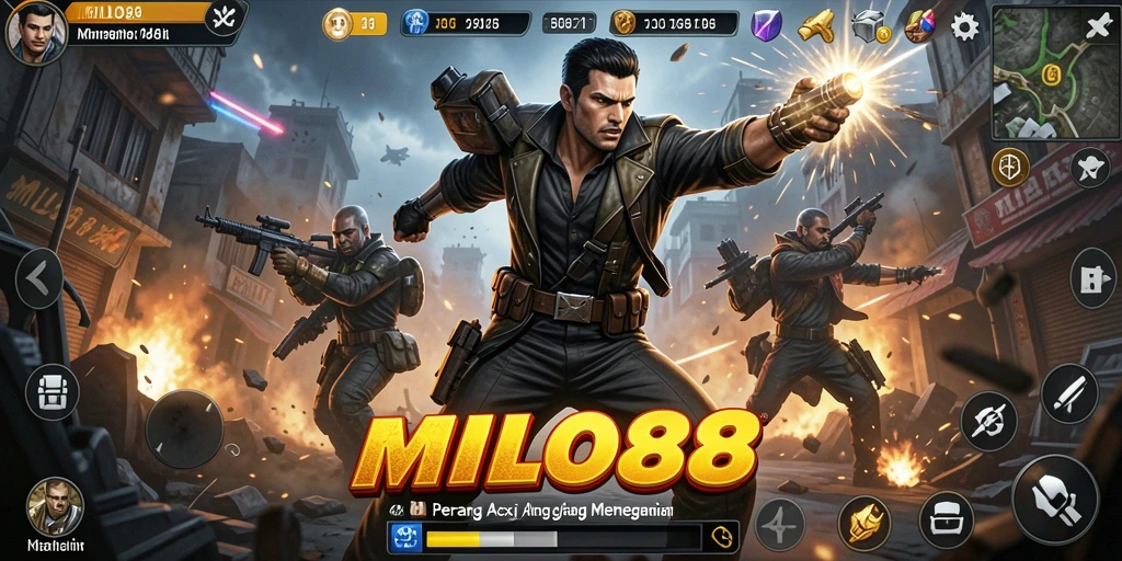 Tampilan gameplay aksi dari MILO88 yang mengagumkan.