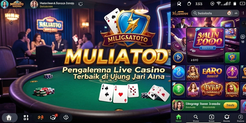 Screenshot MULIATOTO menampilkan dealer langsung dan permainan yang mengasyikkan.