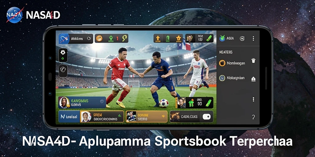 Screenshot menunjukkan tampilan menarik dari fitur taruhan olahraga.