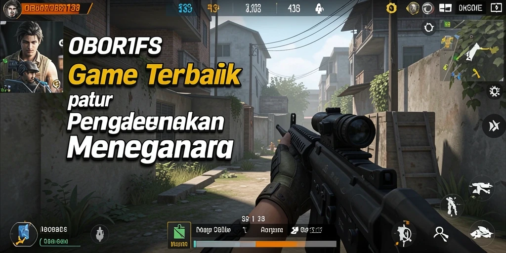 Tampilan seru gameplay OBOR138 yang penuh aksi FPS.
