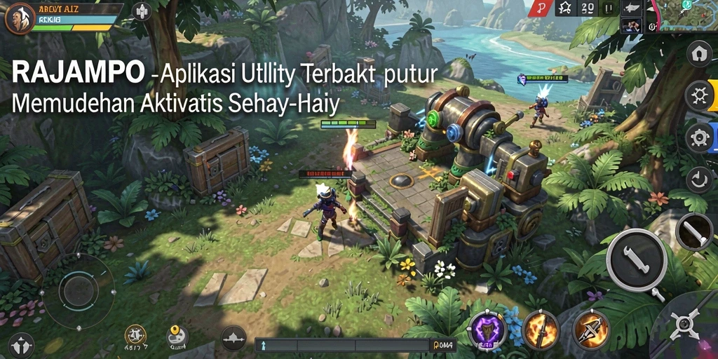 Tampilan antarmuka RAJAMPO yang intuitif dan menarik.