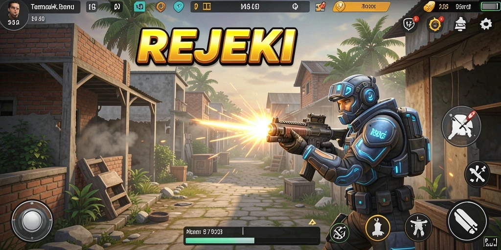Tangkapan layar dari gameplay seru di REJEKI.