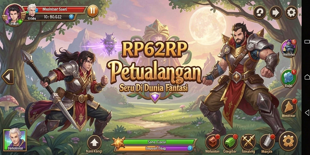 Gameplay seru RP62RP dengan petualangan mendebarkan.