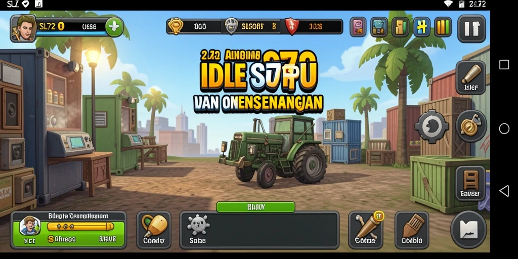 Screenshot gameplay SL72 menampilkan alur permainan Idle yang menarik.