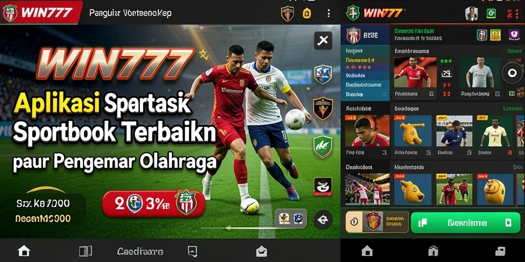 Tampilan visual menarik dari gameplay Sportsbook di WIN777.